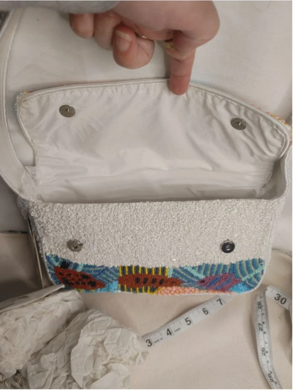 Beaded Tropical Fish Coral Shoulder Bag Tiktok Viral Handmade In India Purse